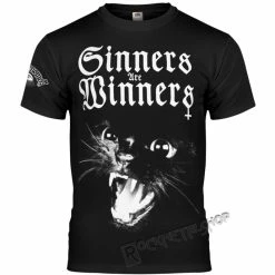 T-shirt Hardcore Men's - SINNERS ARE WINNERS - AMENOMEN