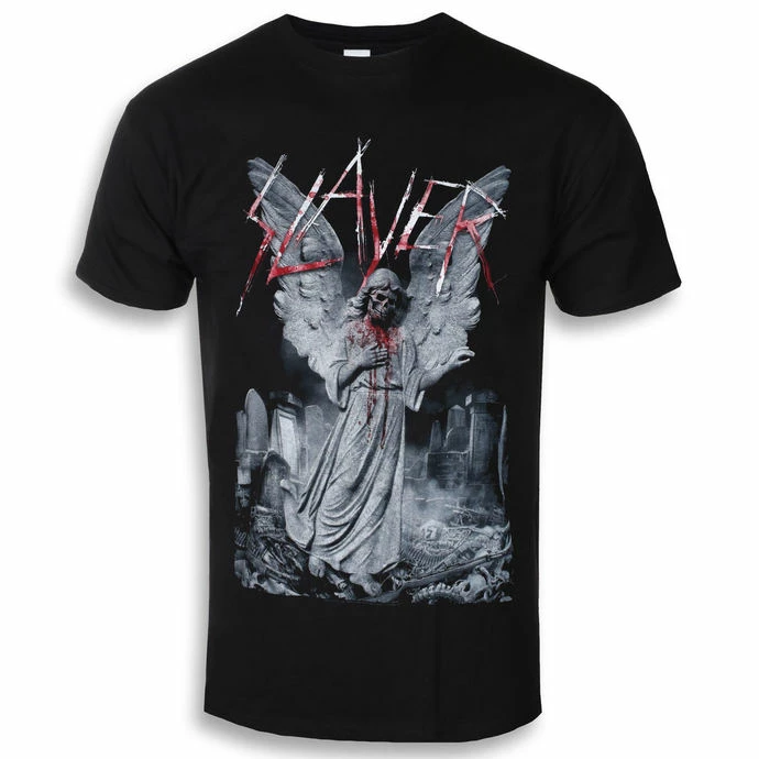 T-shirt Metal Men's Slayer - Gravestone Walks - ROCK OFF 1 T-shirt Metal Men's Slayer - Gravestone Walks - ROCK OFF