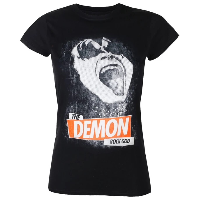 T-shirt Metal Women's Kiss - The Demon Rock God - ROCK OFF 1 T-shirt Metal Women's Kiss - The Demon Rock God - ROCK OFF