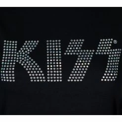 T-shirt Metal Women's Kiss - Logo Diamante - ROCK OFF -T-shirts hardcore Shop 114090 007