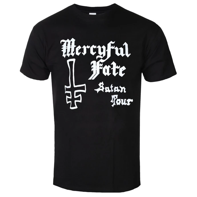 T-shirt Metal Men's Mercyful Fate - SATAN TOUR 1982 - PLASTIC HEAD 1 T-shirt Metal Men's Mercyful Fate - SATAN TOUR 1982 - PLASTIC HEAD