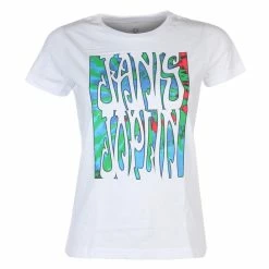 T-shirt Metal Women's Janis Joplin - JANIS PEARL - LIQUID BLUE