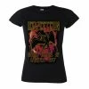 T-shirt Metal Women's Led Zeppelin - Black Flames - NNM
