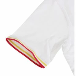 Men's T-shirt David Bowie - Flash - Logo Uni - WHT Polo - ROCK OFF -T-shirts hardcore Shop 118975 22cutoass