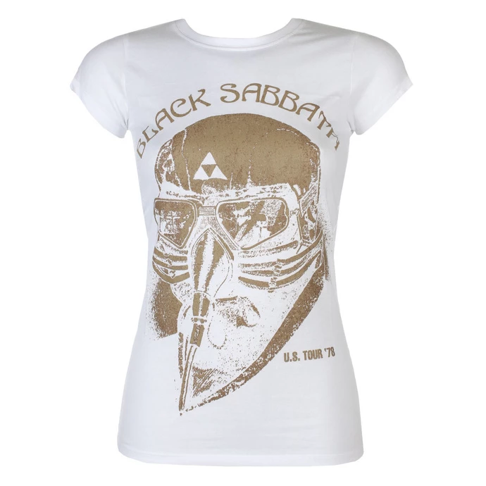 Women's T-shirt Black Sabbath - US Tour Avengers - WHT - ROCK OFF 1 Women's T-shirt Black Sabbath - US Tour Avengers - WHT - ROCK OFF