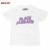 Children's T-shirt Black Sabbath - Wavy Logo - ROCK OFF