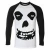 Men's Long Sleeve T-shirt MISFITS - ALL OVER SKULL - PLASTIC HEAD