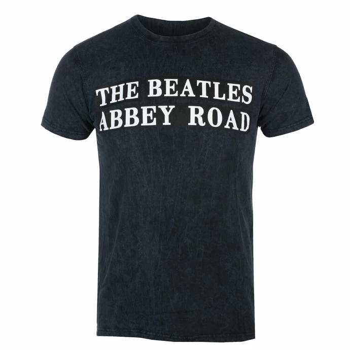 Men's T-shirt Beatles - ABBEY Road Sign BL Dip-Dye - ROCK OFF 1 Men's T-shirt Beatles - ABBEY Road Sign BL Dip-Dye - ROCK OFF