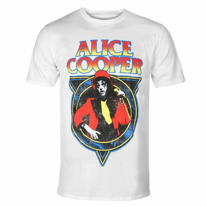 Men's T-shirt Alice Cooper - Snakeskin WHT - ROCK OFF 1 Men's T-shirt Alice Cooper - Snakeskin WHT - ROCK OFF