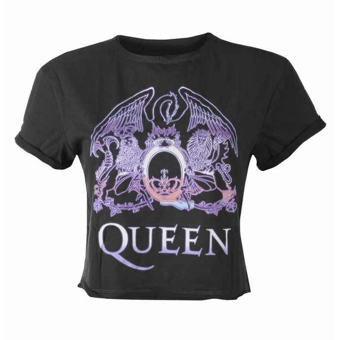 Women's T-shirt (top) QUEEN - NEON SIGN - CHARCOAL - AMPLIFIED 1 Women's T-shirt (top) QUEEN - NEON SIGN - CHARCOAL - AMPLIFIED
