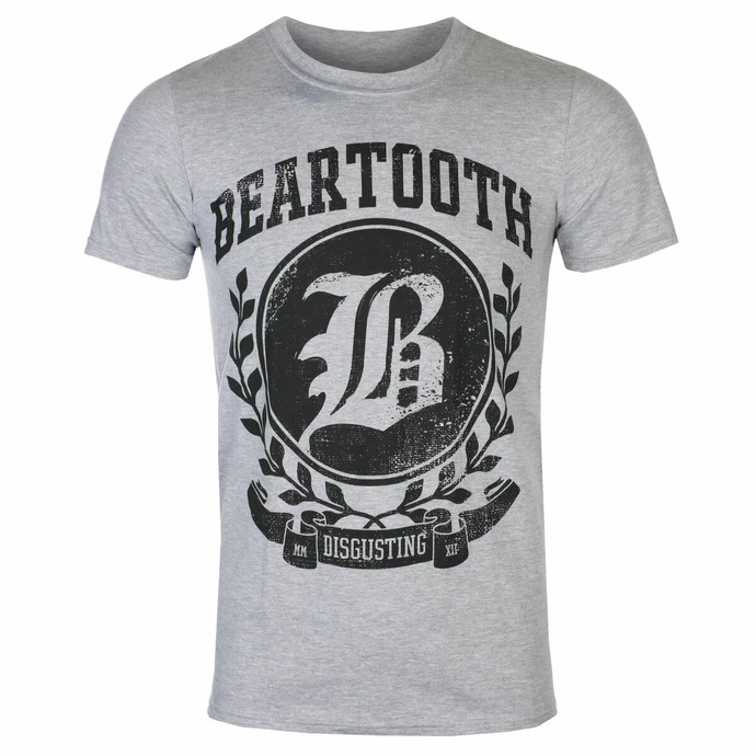 Men's T-shirt BEARTOOTH - DISGUSTING - GREY - PLASTIC HEAD 1 Men's T-shirt BEARTOOTH - DISGUSTING - GREY - PLASTIC HEAD