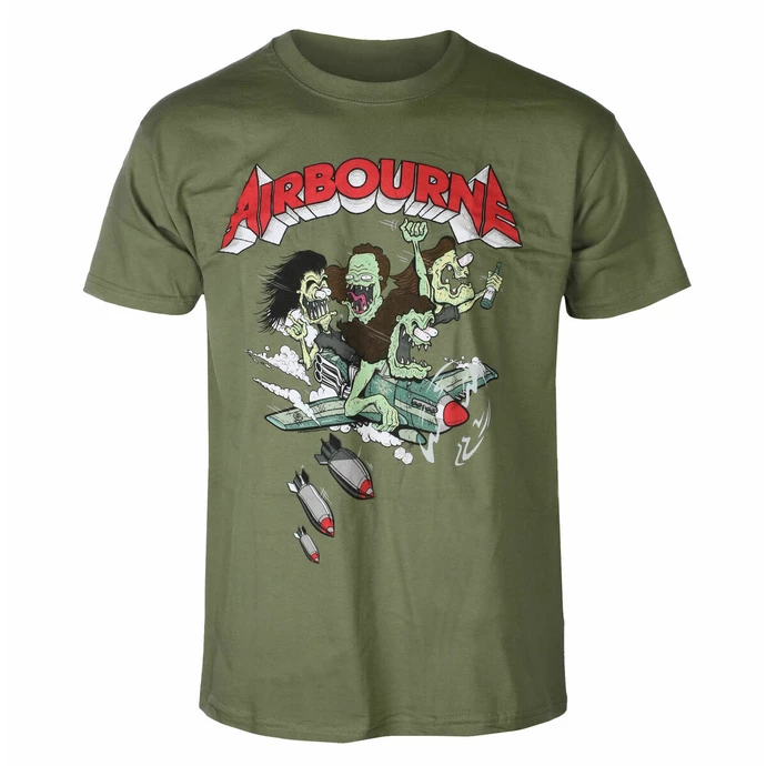 Men's T-shirt Airbourne - Nitro - GREEN - ROCK OFF 1 Men's T-shirt Airbourne - Nitro - GREEN - ROCK OFF