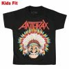 Children's T-shirt Anthrax - War Dance Boys - BLACK - ROCK OFF