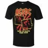 Men's T-shirt AC/DC - Back In Black Tour 1980 - BLACK - ROCK OFF