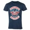 Men's T-shirt Aerosmith - Boston Pride Snow Wash - NAVY - ROCK OFF