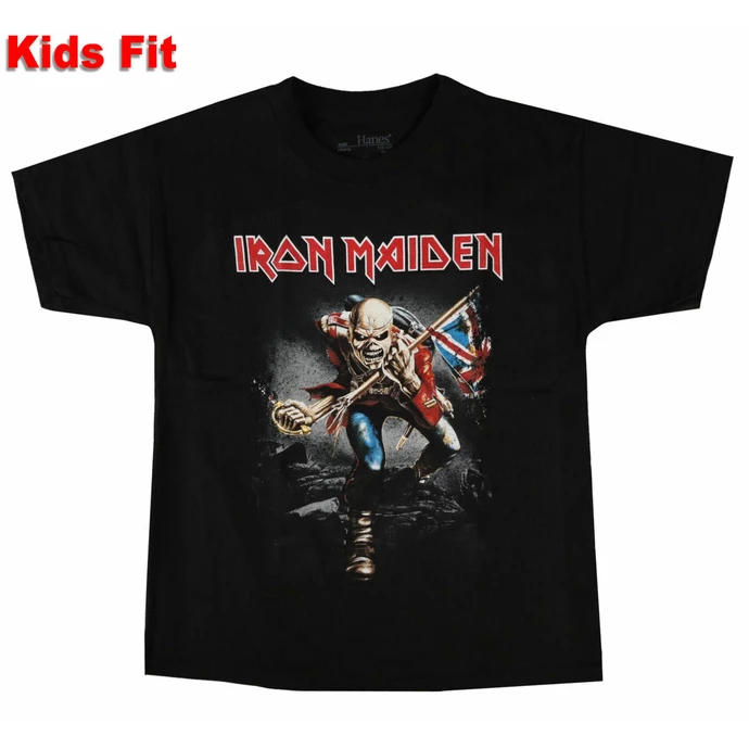 Children's T-shirt Iron Maiden - Trooper - BLACK - ROCK OFF 1 Children's T-shirt Iron Maiden - Trooper - BLACK - ROCK OFF