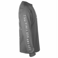 Men's Long-sleeved T-shirt The Offspring - Skull - Charcoal -T-shirts hardcore Shop 128898 as009