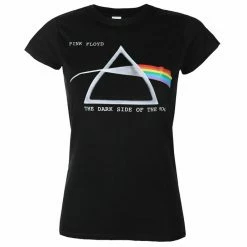 Women's T-shirt Pink Floyd - Packaged DSOTM Courier - BLACK - ROCK OFF