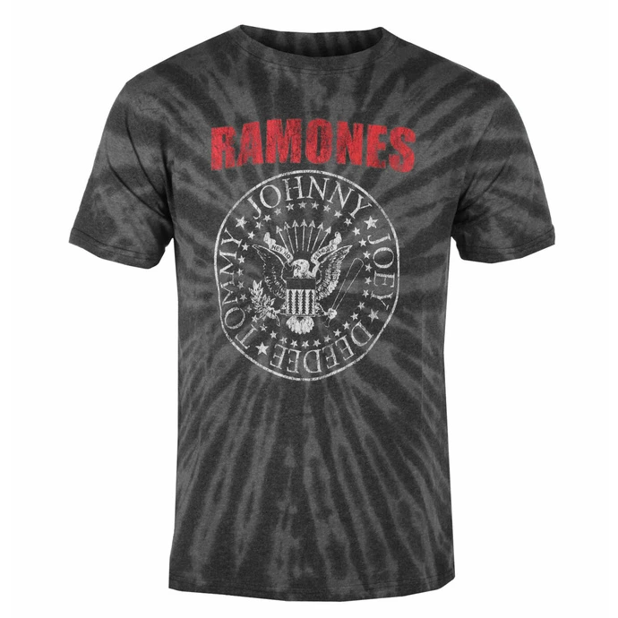 Men's T-shirt Ramones - Presidential Seal - Black - ROCK OFF 1 Men's T-shirt Ramones - Presidential Seal - Black - ROCK OFF