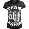 T-shirt Hardcore Women's - TEAM SATAN - AMENOMEN