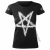 T-shirt Hardcore Women's - PENTAGRAM - AMENOMEN