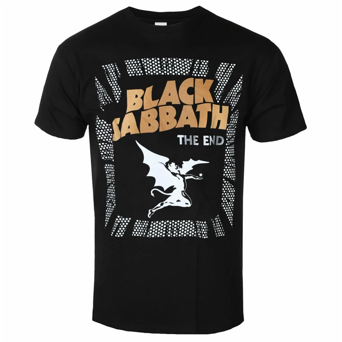 Men's T-shirt Black Sabbath - The End Demon-Back - BLACK - ROCK OFF 1 Men's T-shirt Black Sabbath - The End Demon-Back - BLACK - ROCK OFF
