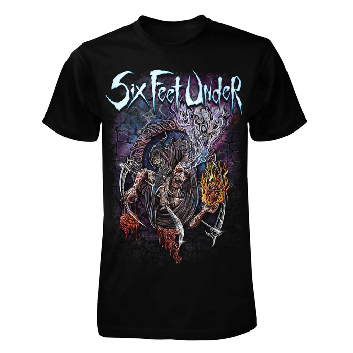 T-shirt Metal Men's Six Feet Under - Scales Of Death - ART WORX 1 T-shirt Metal Men's Six Feet Under - Scales Of Death - ART WORX