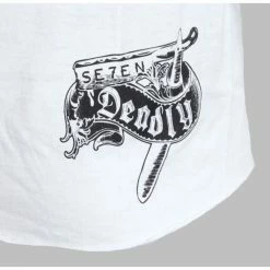 T-shirt Hardcore Men's - Safety Razor BaseBall - SE7EN DEADLY -T-shirts hardcore Shop 82356 82356 2