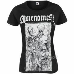 T-shirt Hardcore Women's - POPE AND DEATH - AMENOMEN