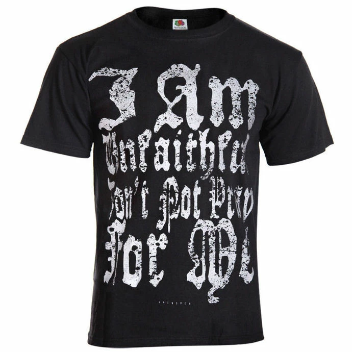 T-shirt Hardcore Men's - I Am Unfaithful - AMENOMEN 1 T-shirt Hardcore Men's - I Am Unfaithful - AMENOMEN