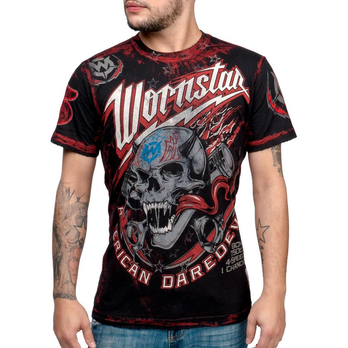 T-shirt Men WORNSTAR - American Daredevil 1 T-shirt Men WORNSTAR - American Daredevil