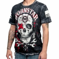 T-shirt Hardcore Men's - Death Mechanic - WORNSTAR -T-shirts hardcore Shop 91258 3