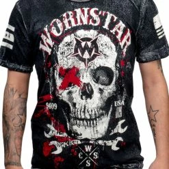 T-shirt Hardcore Men's - Death Mechanic - WORNSTAR -T-shirts hardcore Shop 91258 4