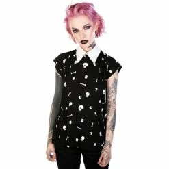 T-shirt Hardcore Women's - Bones - DISTURBIA