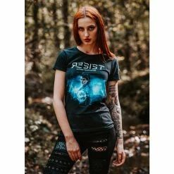 Women's T-shirt Within Temptation - Resist Orb - Black -T-shirts hardcore Shop DSC00363