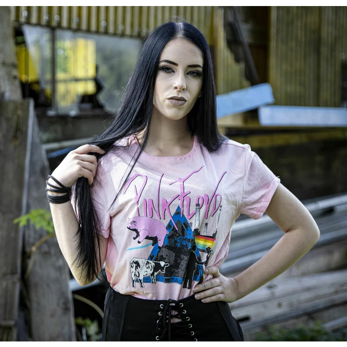 Women's T-shirt (top) PINK FLOYD - THE GREATS - PINK KASHMIR - AMPLIFIED 2 Women's T-shirt (top) PINK FLOYD - THE GREATS - PINK KASHMIR - AMPLIFIED - Image 2