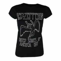 T-shirt Metal Women's Led Zeppelin - USA 1977 - NNM