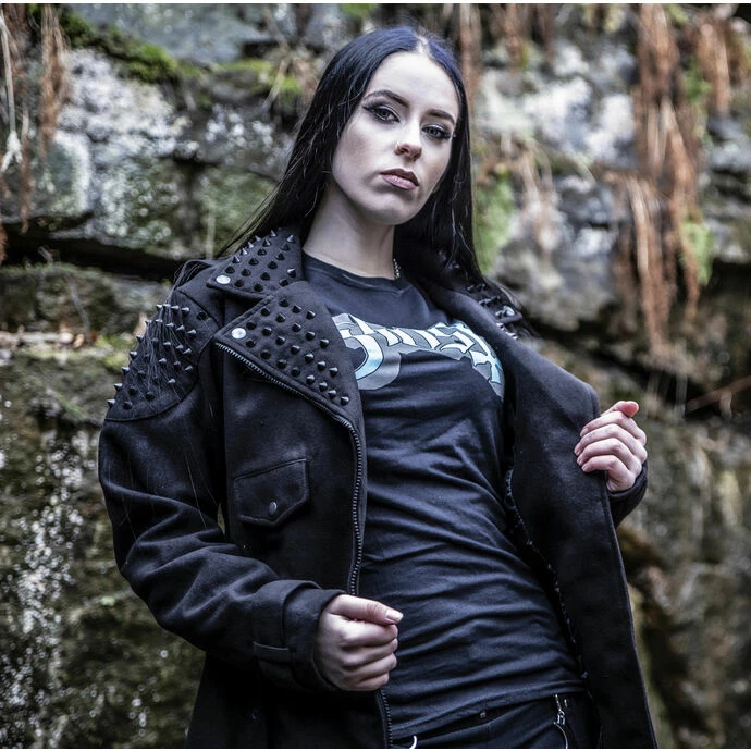 Women's T-shirt Ghost - Blue/Grey Keyline Logo Skinny - ROCK OFF 4 Women's T-shirt Ghost - Blue/Grey Keyline Logo Skinny - ROCK OFF - Image 4