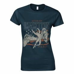 T-shirt Metal Women's Led Zeppelin - US Tour 1975 - NNM