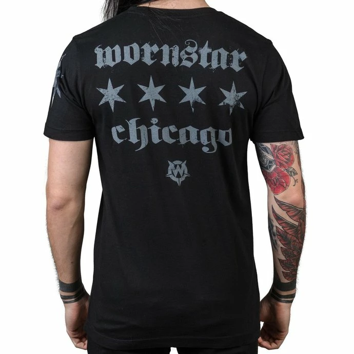 T-shirt Hardcore Men's - Chicago Core - WORNSTAR 2 T-shirt Hardcore Men's - Chicago Core - WORNSTAR - Image 2