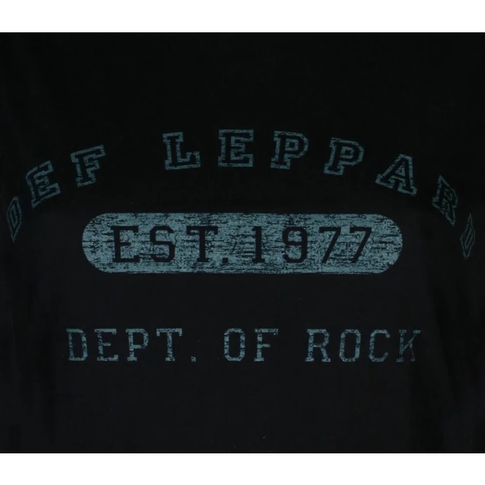 Women's T-shirt Def Leppard - Collegiate Logo - BLACK - ROCK OFF 3 Women's T-shirt Def Leppard - Collegiate Logo - BLACK - ROCK OFF - Image 3