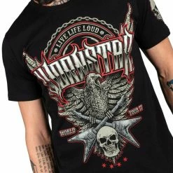 T-shirt Hardcore Men's - Screaming Eagle - WORNSTAR -T-shirts hardcore Shop artist asylum collection screaming eagle tee 2825 5004x