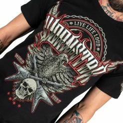 T-shirt Hardcore Men's - Screaming Eagle - WORNSTAR -T-shirts hardcore Shop artist asylum collection screaming eagle tee 2825 5005x
