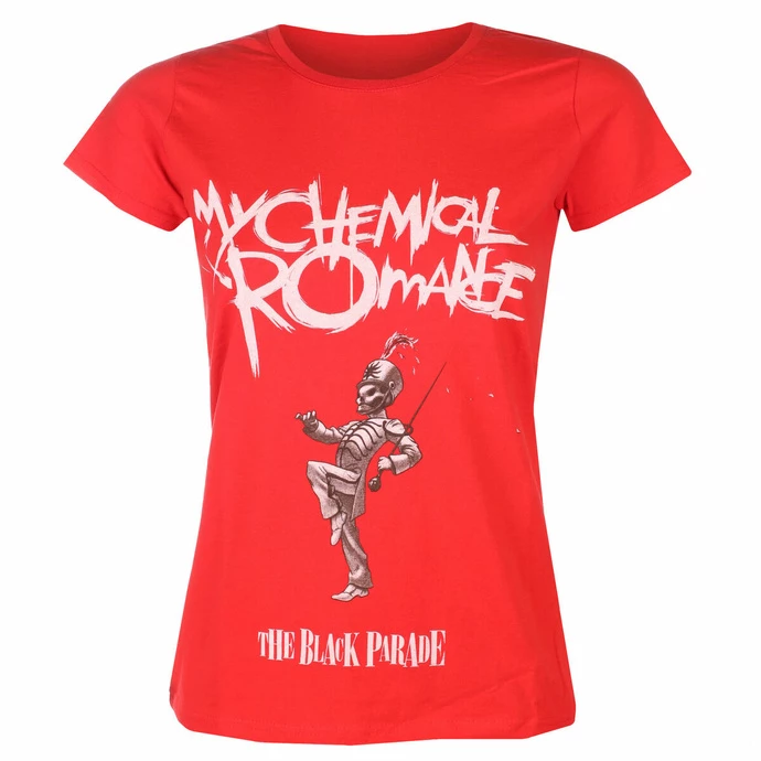 Women's T-shirt My Chemical Romance - The Black Parade - RED - ROCK OFF 1 Women's T-shirt My Chemical Romance - The Black Parade - RED - ROCK OFF