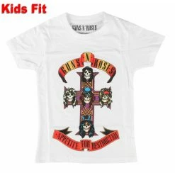 Children's T-shirt Guns N' Roses - Appetite For Destruction - WHITE - ROCK OFF
