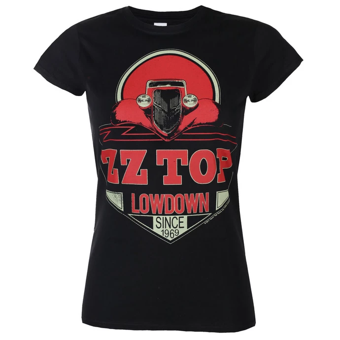 Women's T-shirt ZZ-Top - Lowdown Since 1969 - Black - HYBRIS 1 Women's T-shirt ZZ-Top - Lowdown Since 1969 - Black - HYBRIS