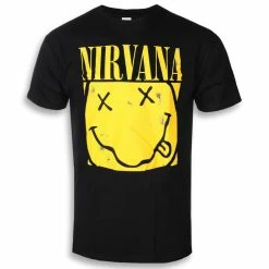 T-shirt Metal Men's Nirvana - BOX SMILEY - PLASTIC HEAD