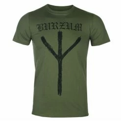Men's T-shirt BURZUM - RUNE GREEN - PLASTIC HEAD