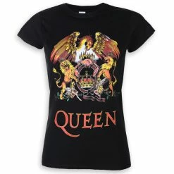 Women's T-shirt Queen - Classic Crest - ROCK OFF