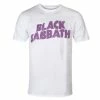 Men's T-shirt Black Sabbath - Logo - WHT - ROCK OFF